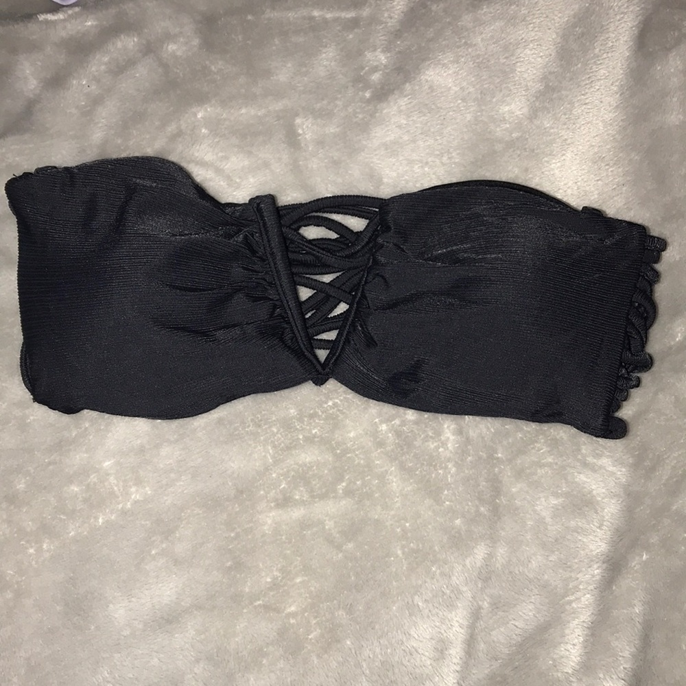 Strapless swim suit top
